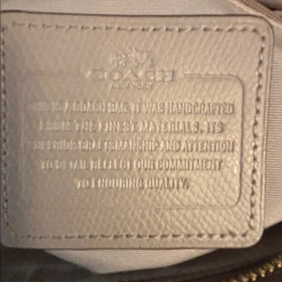 Coach Christie Carryall F36606 Leather Shoulder Bag with Gold Accents - Picture 9 of 13